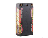 Gens Ace Redline 2.0 2S Shorty LiHV Battery 140C (7.6V/6000mAh) w/5mm Bullets