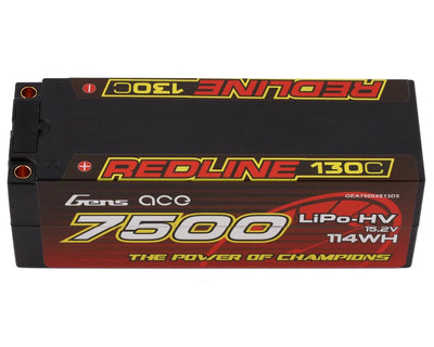 Gens Ace 4s LiHV LiPo Battery 130C w/5mm Bullets & T-Style Adapter (15.2V/7500mAh) (TRUGGY)