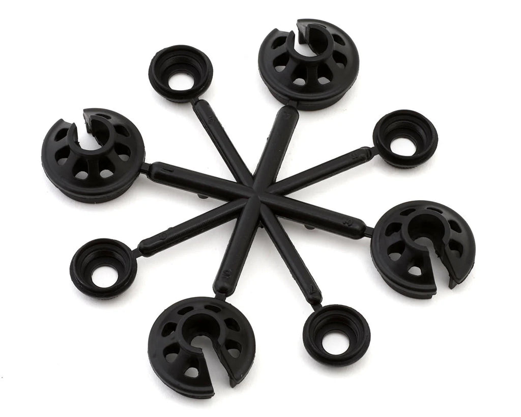 HongNor X5B Composite Shock Spring Retainers (4) - HGN-387G