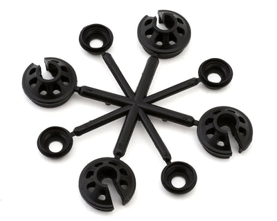 HongNor X5B Composite Shock Spring Retainers (4) - HGN-387G