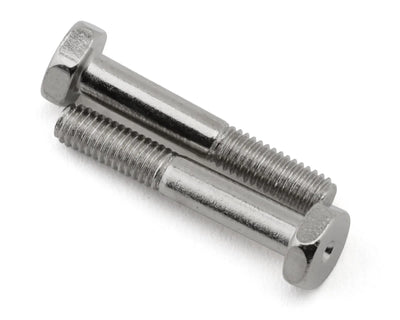 HongNor X5B 3x18mm Bottom Lower Shock Screws (Silver) (2) (Counter-Clockwise) - HGN-460