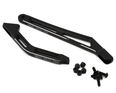 HongNor X5B 7075 Aluminum Chassis Brace Set (Black) (Front/Rear) - HGN-X3S-05-BK