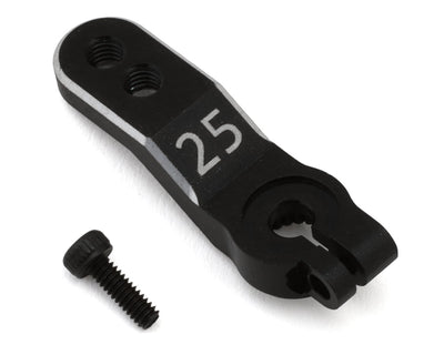 HongNor X5B Aluminum Clamping Servo Horn (Black) (25T/Futaba/ProTek) - HGN-X3S-50_25T