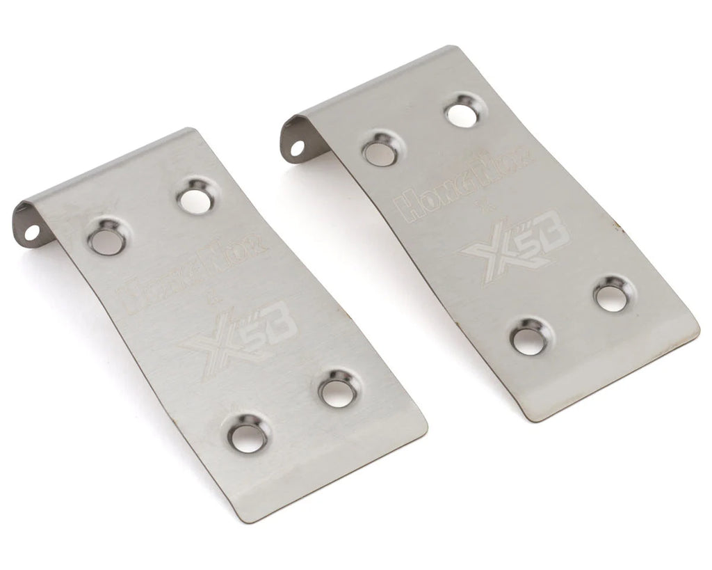 HongNor X5B Streel Front Chassis Skid Plates (2)