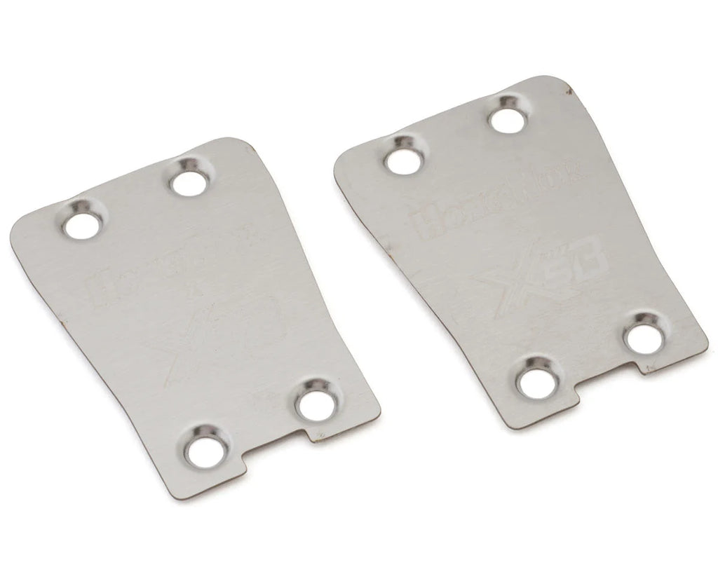 HongNor X5B Streel Rear Chassis Skid Plates (2)