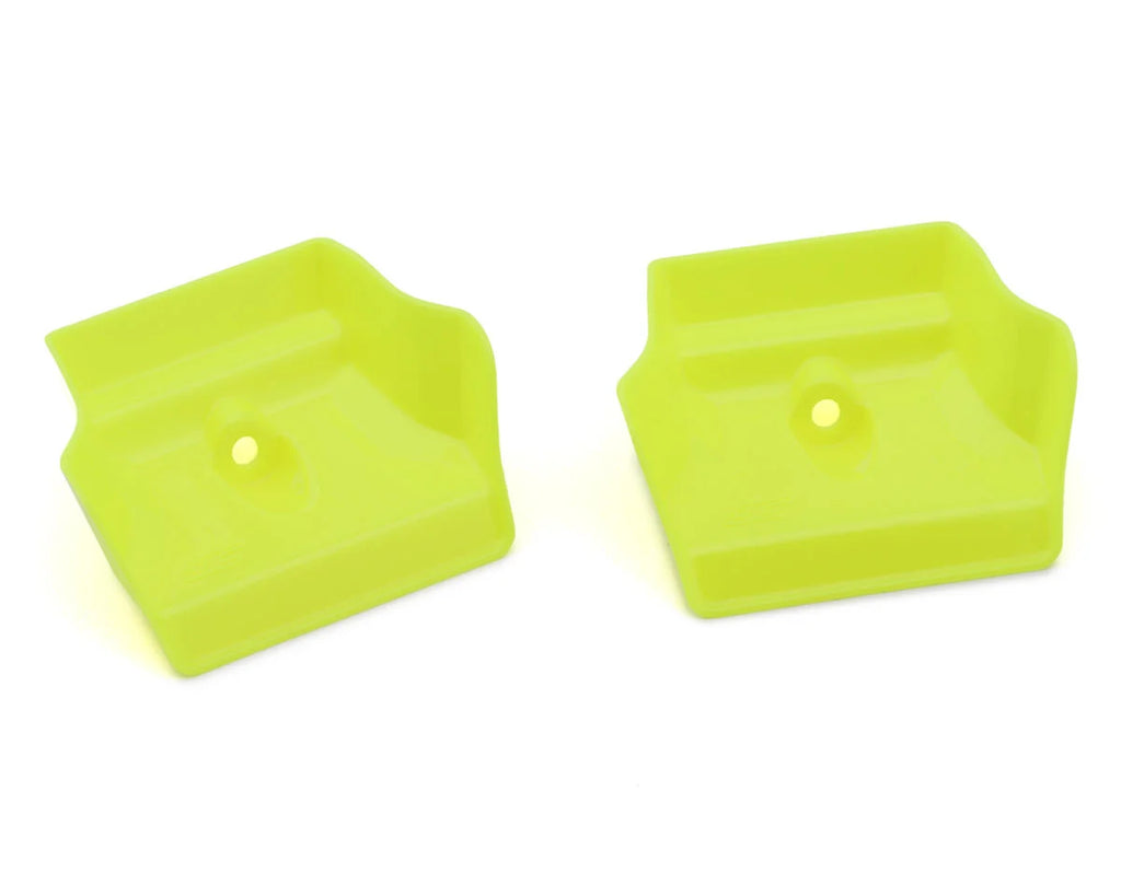 JConcepts Associated RC8B4.1/RC8B4.1e 1/8 Molded Front Wings (Yellow) (2)