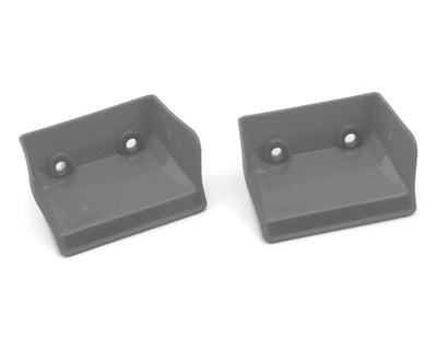 JConcepts Tekno NB48 2.2/EB48 2.2 1/8 Molded Front Wings (Grey) (2)