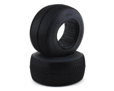 JConcepts Sprinter Short Course Dirt Oval Tires (2) (Green) - JCO3128-02