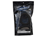 JConcepts Triple Dees 4.0" 1/8th Truggy Tires (2) (Green)