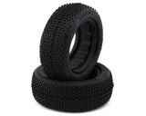 JConcepts Double Dee's V2 2.2" 2WD 1/10 Front Buggy Tires (2) (Blue) - JCO3160-01