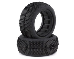 JConcepts Double Dee's V2 2.2" 4WD 1/10 Front Buggy Tires (2) (Green) - JCO3161-02