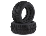 JConcepts Double Dee's V2 2.2" 4WD 1/10 Front Buggy Tires (2) (Green)