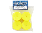 JConcepts Mono 2.2 Rear Wheels (Yellow) (4) (B7/B6/B74/RB6) w/12mm Hex