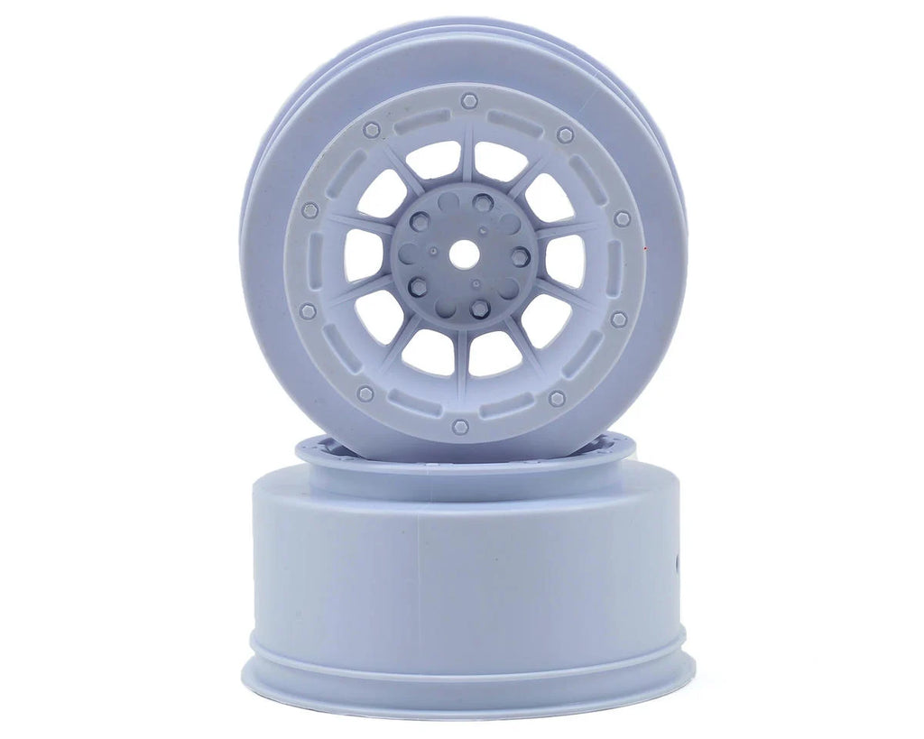 JConcepts 12mm Hex Hazard Short Course Wheels (White) (2) for Traxxas Slash Front - JCO3350W