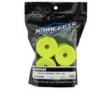 JConcepts 12mm Hex Mono 1/10 Stadium Truck Wheel (4) (T6.1) (Yellow)