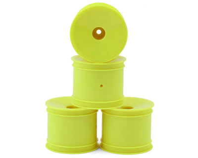 JConcepts 12mm Hex Mono 1/10 Stadium Truck Wheel (4) (T6.1) (Yellow)