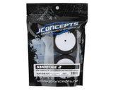 JConcepts Smoothie 2 2.2" Pre-Mounted 2WD Front Buggy Tires (White) (2) (Silver) w/12mm Hex - JCO4018-1691