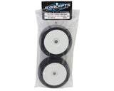 JConcepts Relapse Pre-Mounted 1/8th Buggy Tires (White) (2) (Green) - JCO4034-12