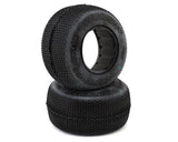 JConcepts Double Dee's V2 1/10 Short Course Truck Tires (2) (Green) - JCO4067-02