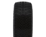 JConcepts Falcon Pre-Mounted 1/8th Buggy Tires (2) (White) (Green)