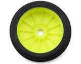 JConcepts Falcon Pre-Mounted 1/8th Buggy Tires (Yellow) (2) (Green)