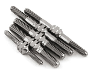 J&T Bearing Co. Associated RC8B4.1/RC8B4.1e Titanium "Milled" Turnbuckle Kit (Natural) - JTB-JT10653