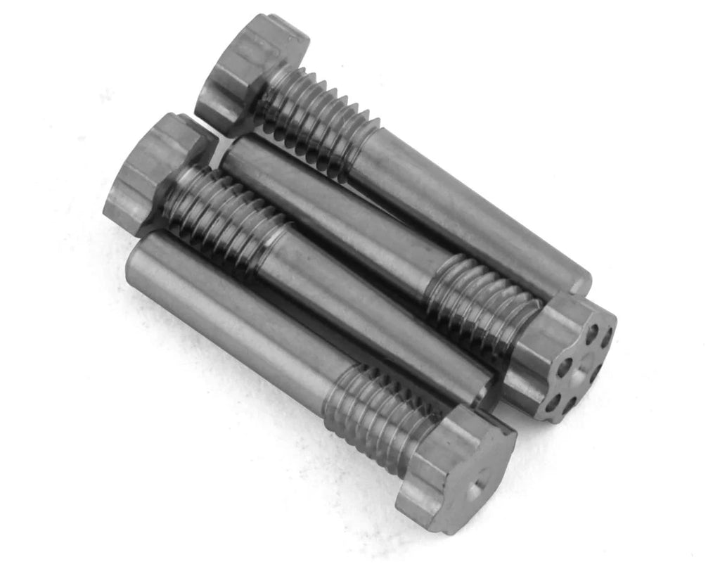 J&T Bearing Co. Premium Mugen/AE Titanium Lower Shock Screw Set (4) - JTB-JT10836