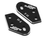 J&T Bearing Co. Tekno Aluminum Adjustable Ackerman Plates (F-H) - JTB-JT11178