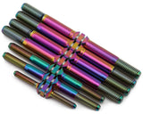 J&T Bearing Co. Tekno NB48/EB48 2.2 Titanium "Milled'' Turnbuckles (Oil Slick) (7) - JTB-JT12023