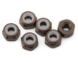 J&T Bearing Co. 3mm 7075 Aluminum Lock Nuts (Grey) (6) - JTB-JT12825-G