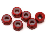 J&T Bearing Co. 3mm 7075 Aluminum Lock Nuts (Red) (6) - JTB-JT12825-R