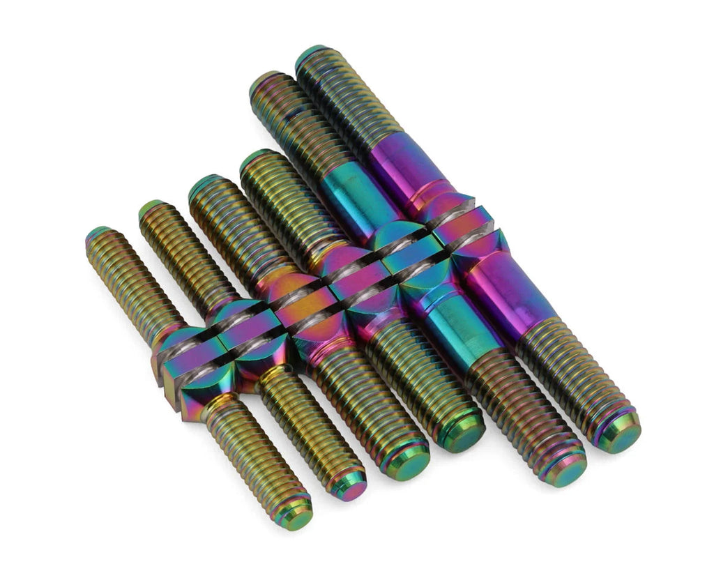 J&T Bearing Co. HongNor X5B Titanium "Milled" Turnbuckles Set (Oil Slick) - JTB-JT12835