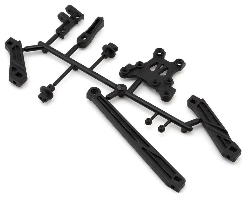 Mugen Seiki MBX8 Body Mounts, Chassis Brace & Upper Plate Set - E2148B