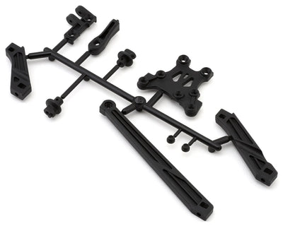 Mugen Seiki MBX8 Body Mounts, Chassis Brace & Upper Plate Set - E2148B