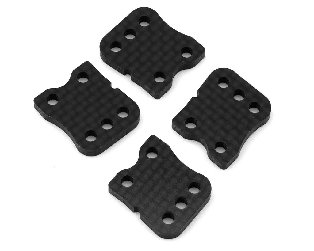 Mugen Seiki MBX8R Graphite Rear Camber Link Plates (4) (0°) - E2178A
