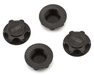 Mugen Seiki Closed End Aluminum 17mm Wheel Nuts (Gun Metal) (4) - E2270B