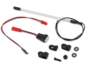 MyTrickRC TrickWhip Super Bright Scale Whip Light Tube (Green) (12V) w/12V-3V Voltage Regulator & Receiver Cable - MYKWHIP-12G-12