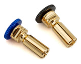 ProTek RC Twist Lock Adjustable Bullet Plug Grips w/5mm Bullets (Black/Blue) - PTK-5081