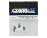 ProTek RC Aluminum Ball Stud Washer Set (Black) (12) (0.5mm, 1.0mm & 2.0mm) - PTK-8370