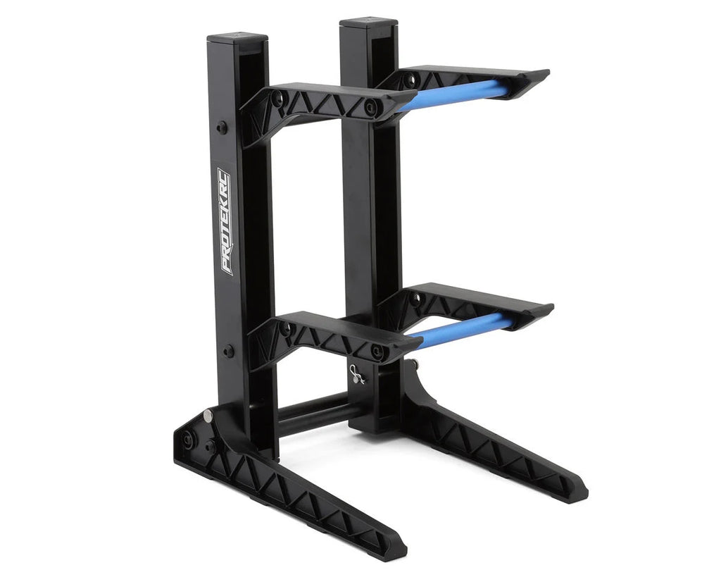 ProTek RC 2 Layer 1/10 & 1/8 Car Display Stand (200x240x325mm) W/Carrying Bag - PTK-8390