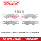 VITAVON CNC Alu7075 Brake Pads & Brake Disc For Losi 5T 1.0/5T 2.0/5B - Vitavon - 5T00064