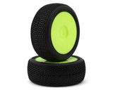 Raw Speed RC Villain 1/8 Buggy Pre-Mounted Tires (Yellow) (2) (Soft)