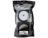 Raw Speed RC Villain 1/8 Truggy Pre-Mounted Tires (White) (2) (Soft) - RWS180205SBW