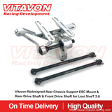 Vitavon Rear Chassis Support ESC Mount &Front/ Rear Drive Shaft for Losi 5T 2.0 E - Vitavon - 5T00010