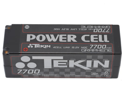Tekin Power Cell 4S HV 140C LiPo Battery (15.2V/7700mAh) w/5mm Bullets - TEKTT1623