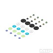 #23400 - MIP Bypass1™ Hi-Flow™ Pistons, 6-Hole x 1.3mm, 1/8th Scale - 23400