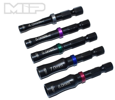 #9615 - MIP 4.0mm, 5.0mm, 5.5mm, 7.0mm & 8.0mm Nut Driver Speed Tip Bundle