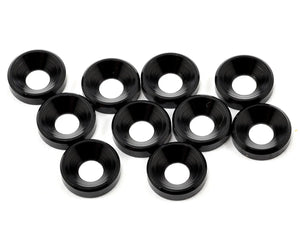 Tekno RC M4 Countersunk Washer (Black) (10) - TKR1228
