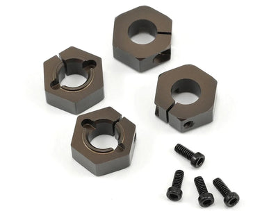 Tekno RC 12mm Aluminum M6 Driveshaft Hex Adapter Set (4) - TKR1654X