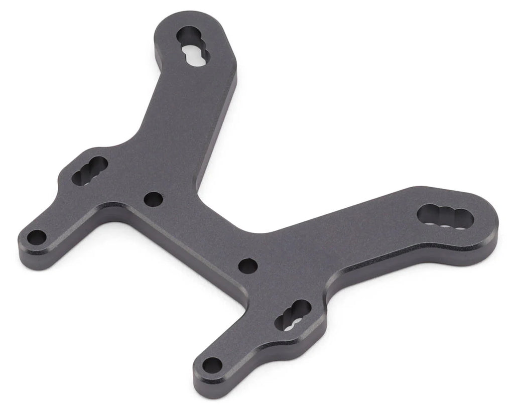 Tekno RC EB48/NB48 2.2 Aluminum Front Shock Tower (Gunmetal) (B-Height)